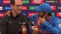 Watch: Dhoni calmly grills Australian journalist when asked about retirement