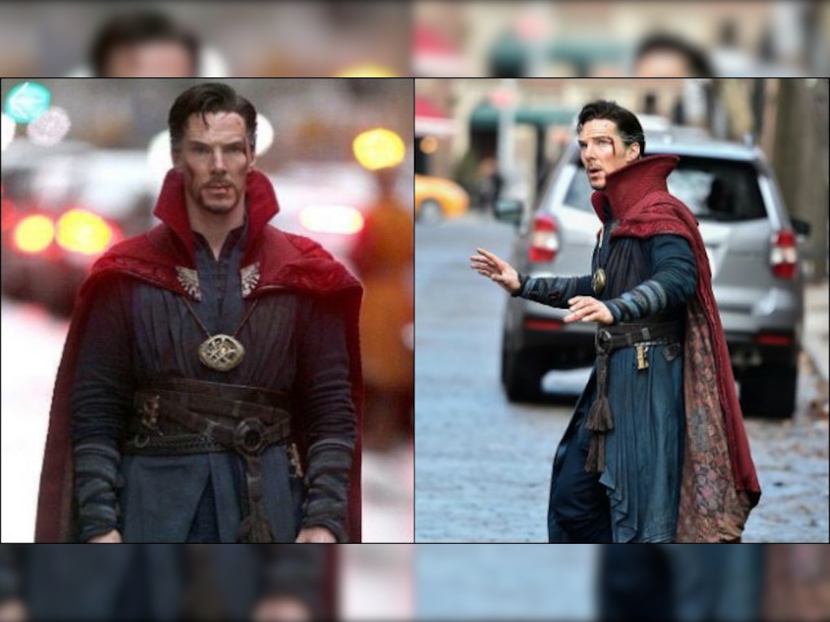 In photos: Benedict Cumberbatch shooting for 'Doctor Strange' in New York