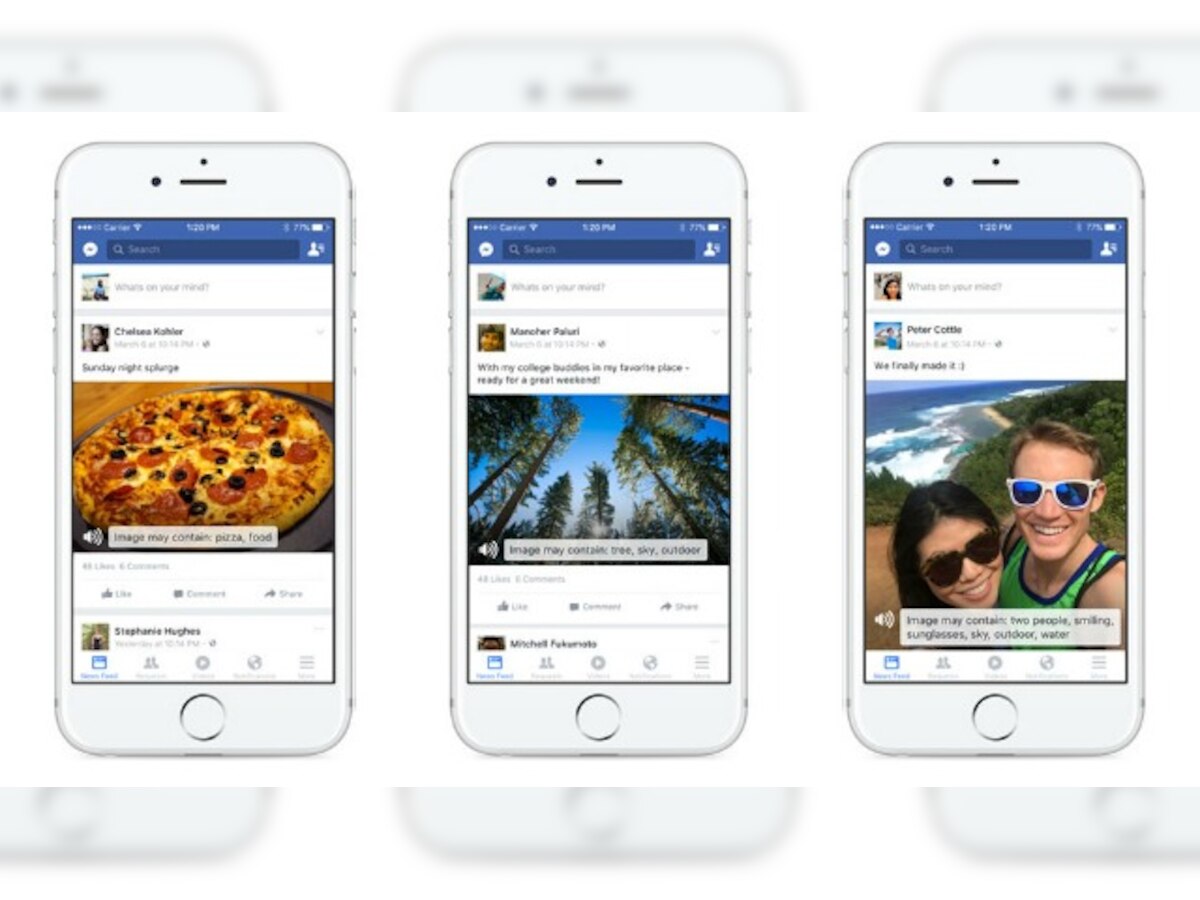 Updated Facebook iOS app uses AI to help the blind 'see'