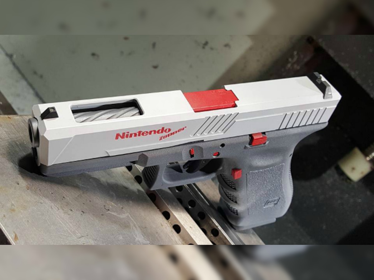 A US company turned a real Glock handgun into a Nintendo "Duck Hunt" gun