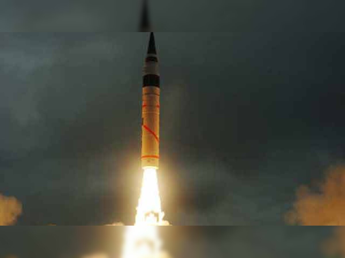 Indigenously developed surface-to-air Akash missile successfully test fired