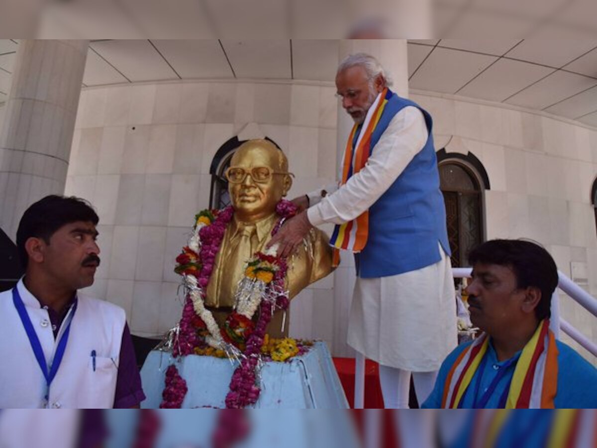 Congress bashing to launching village self-gov scheme: Highlights of PM Modi's speech on Ambedkar Jayanti