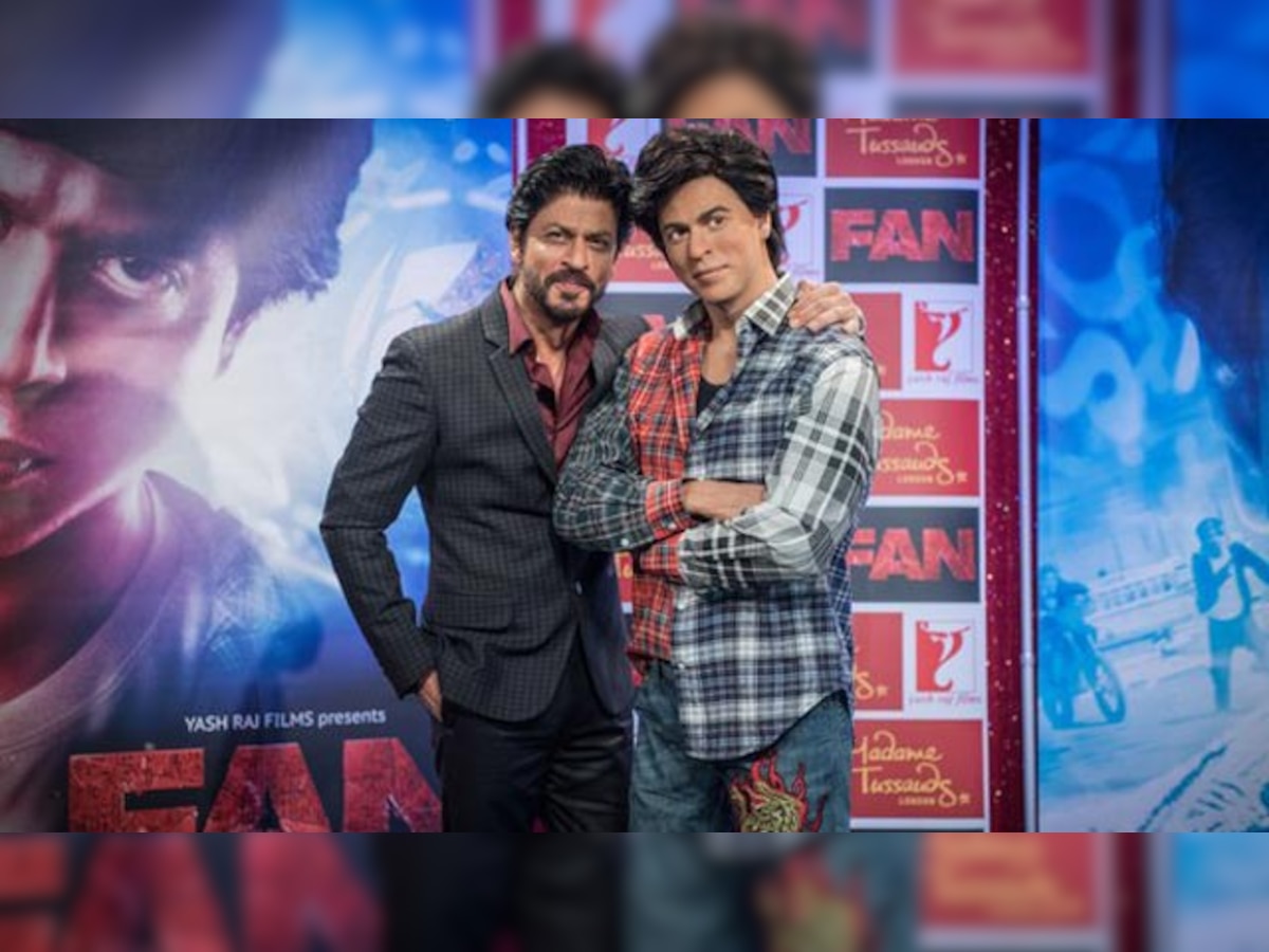 Shah Rukh Khan unveils 'Fan' inspired wax figure at Madame Tussauds London