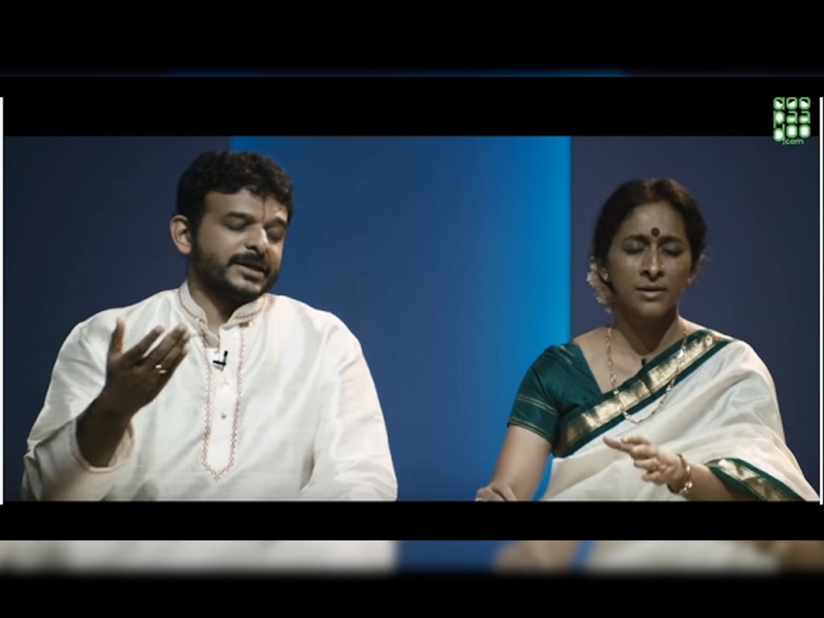 Watch: Bombay Jayshri and T M Krishna sing the Carnatic version of 'Vande Mataram'