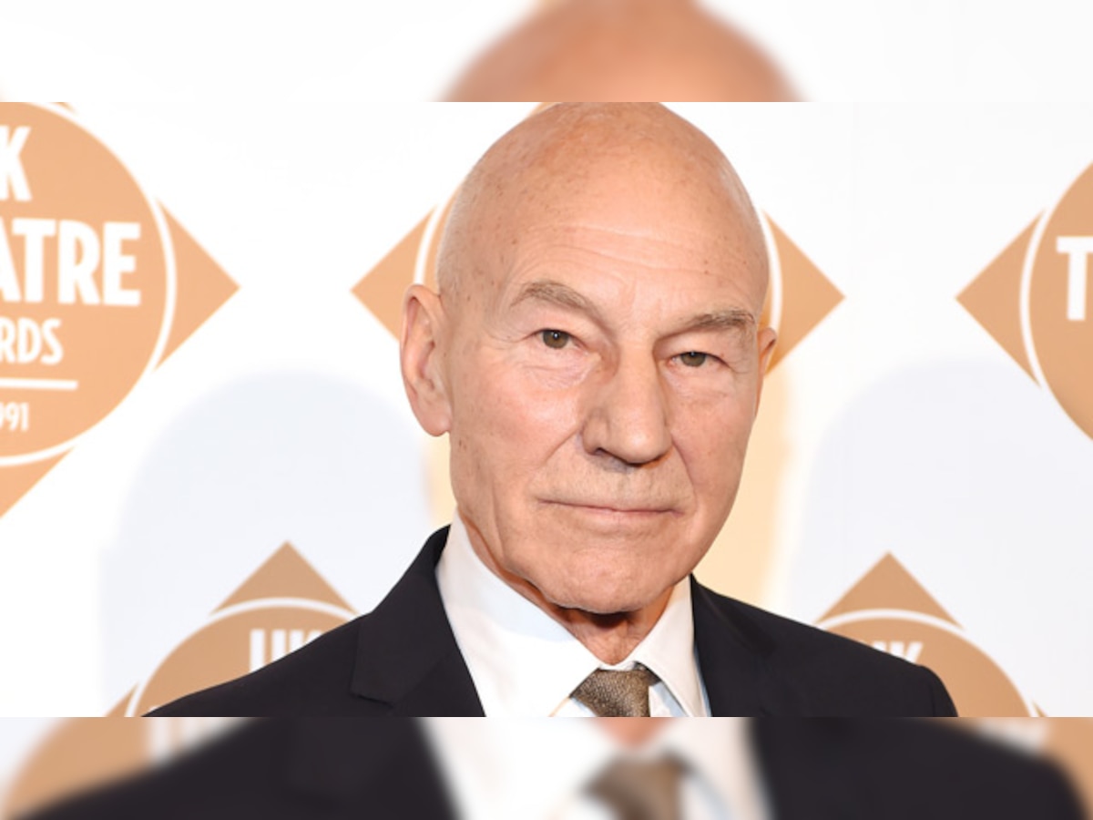 Patrick Stewart is unrecognisable dressed up as a woman