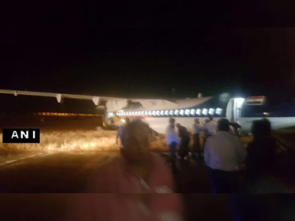 Jet Airways flight skids off runway at Indore Airport; all passengers safe