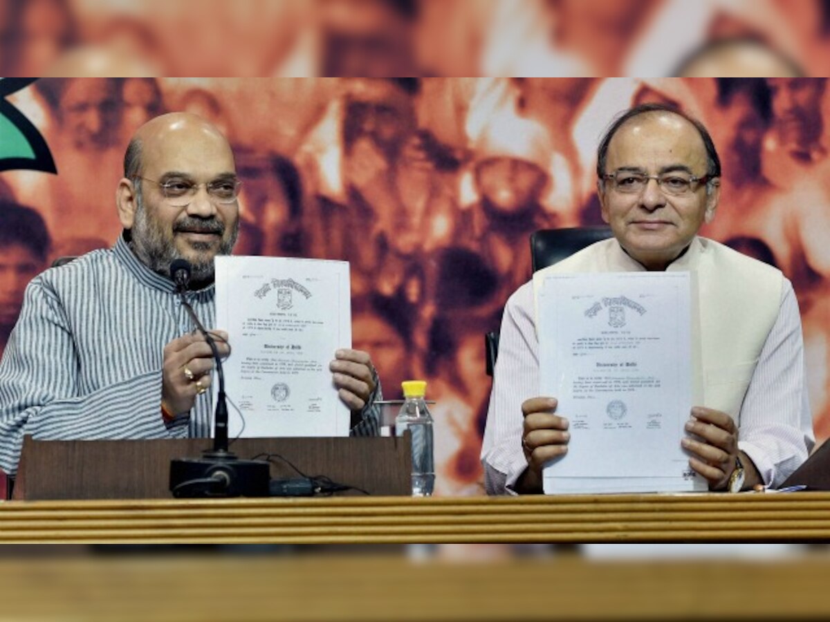 Degree row: Amit Shah, Arun Jaitley display PM Modi's degrees, Kejriwal claims it is fake