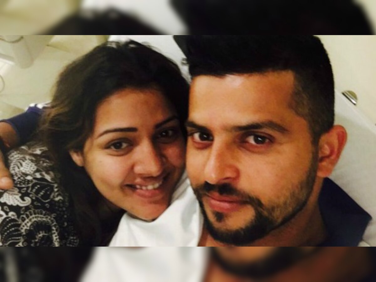 Suresh Raina anxiously waits for his baby's birth; Twitter names child "Shreyanshi Raina"!