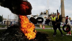 French police break fuel depot blockade, nuclear plant strike looms