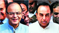 Jaitley disapproves of Swamy's 'personal' offensive, Congress dismisses it as "meek" defence