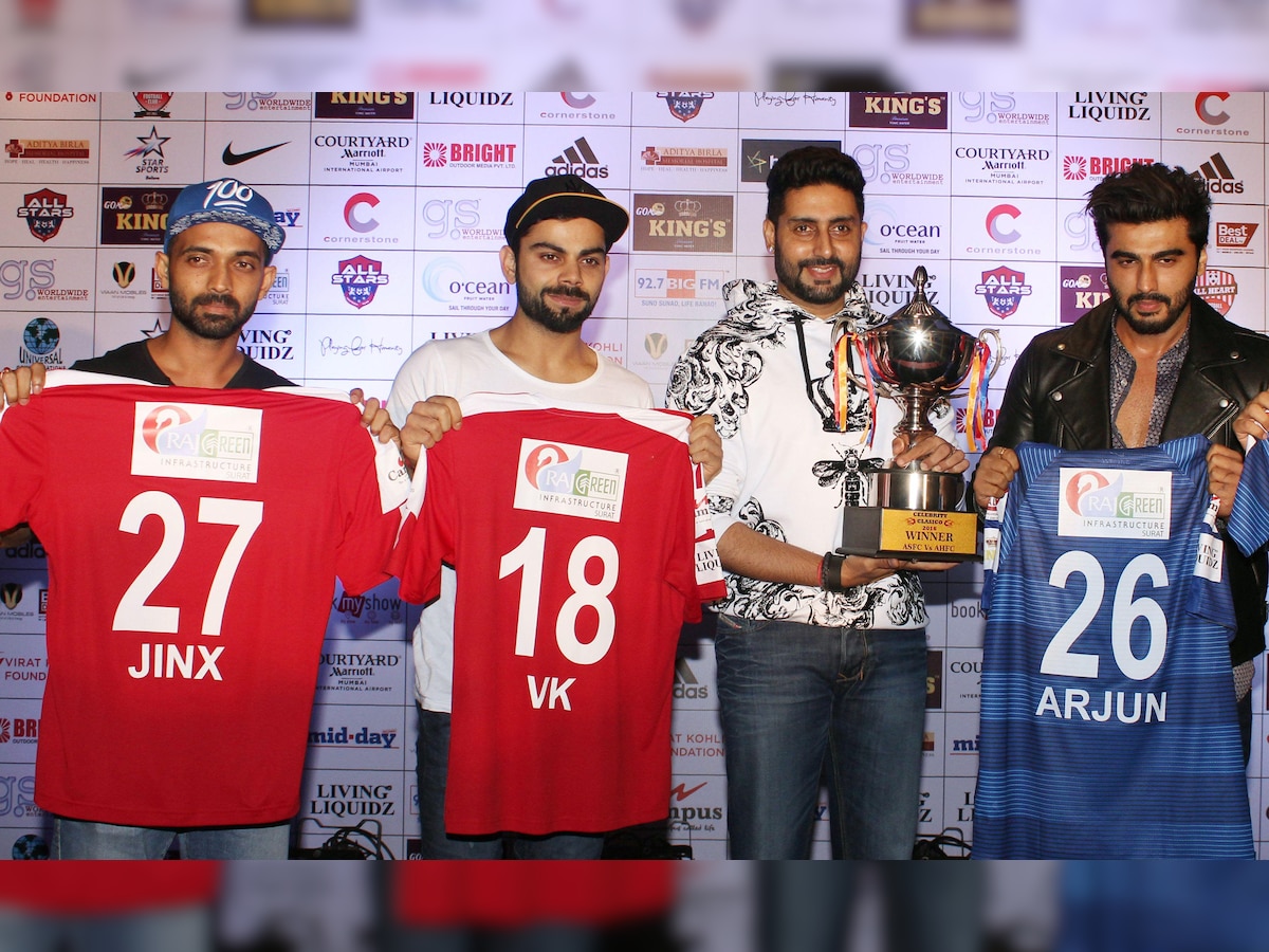 Celebrity Clasico 2016 | You'll be surprised by the way cricketers play football: Kohli throws challenge to film stars