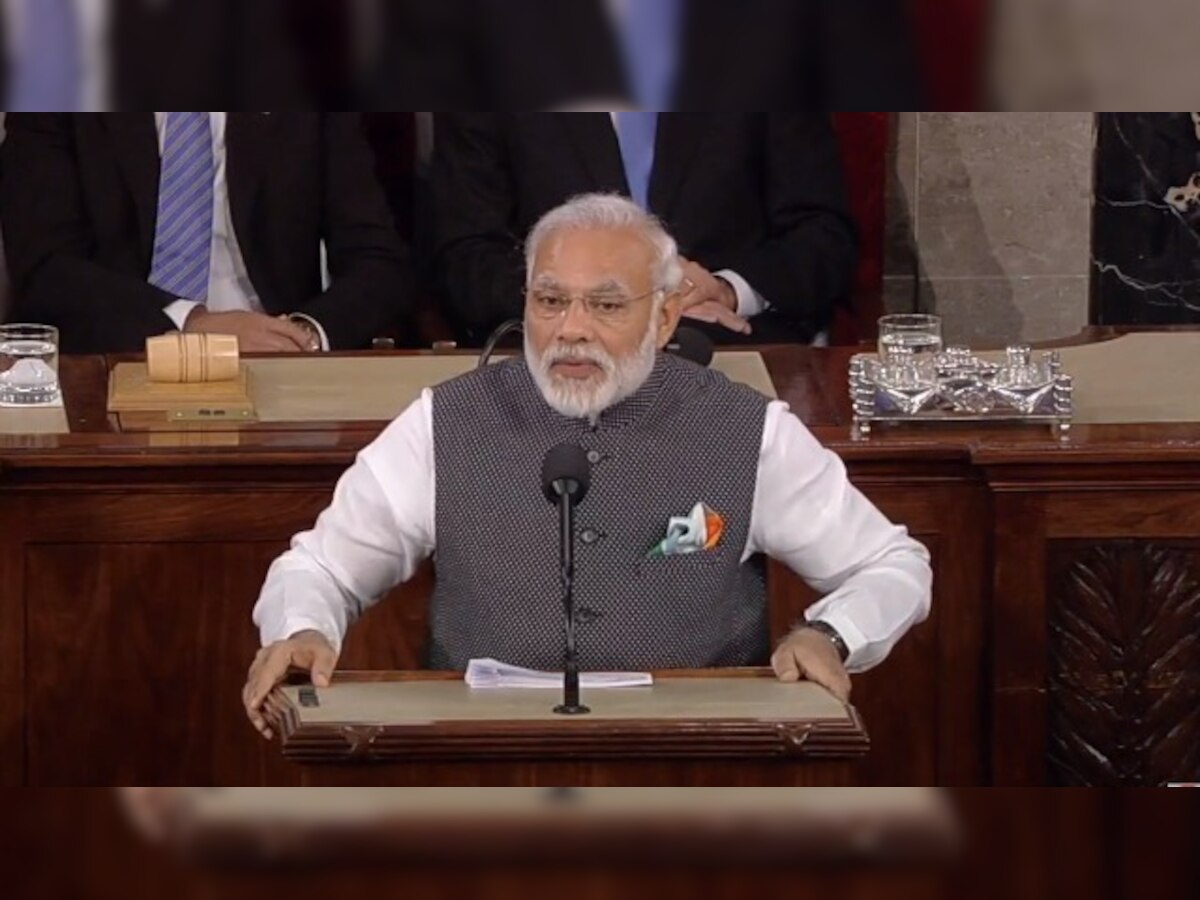 PM Modi speaks at Congressional Reception hosted for him in Washington DC