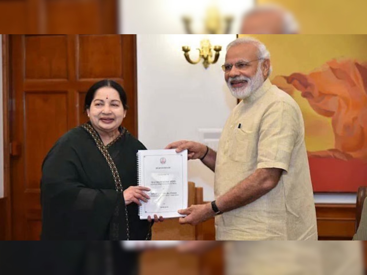 Jaya meets PM Modi, proposes amendments to GST Bill