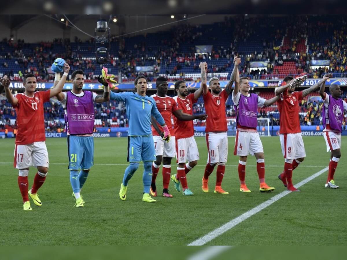 Euro 2016: Switzerland on the brink of last 16 after Romania draw