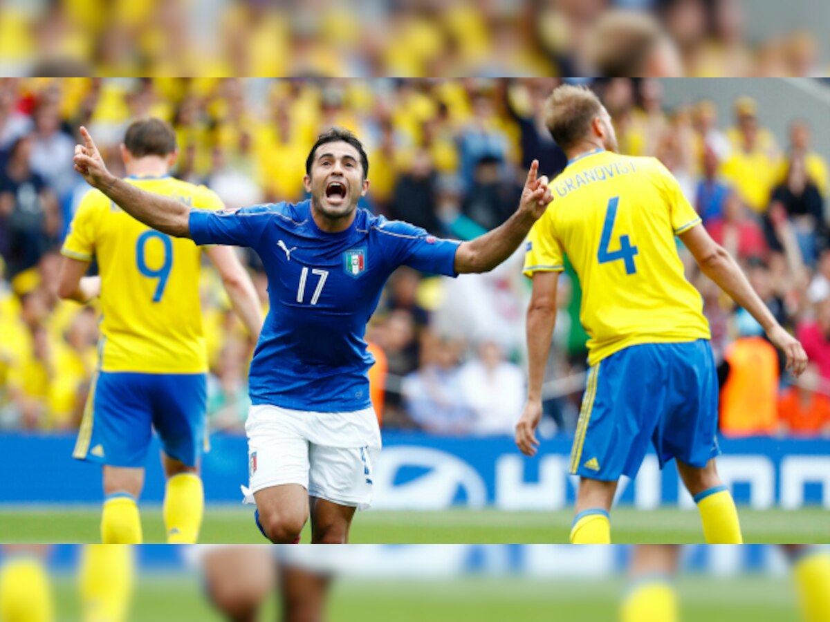 Euro 2016: Italy vs Sweden: Eder's late strike ensures Azzurri's passage to knockout round 