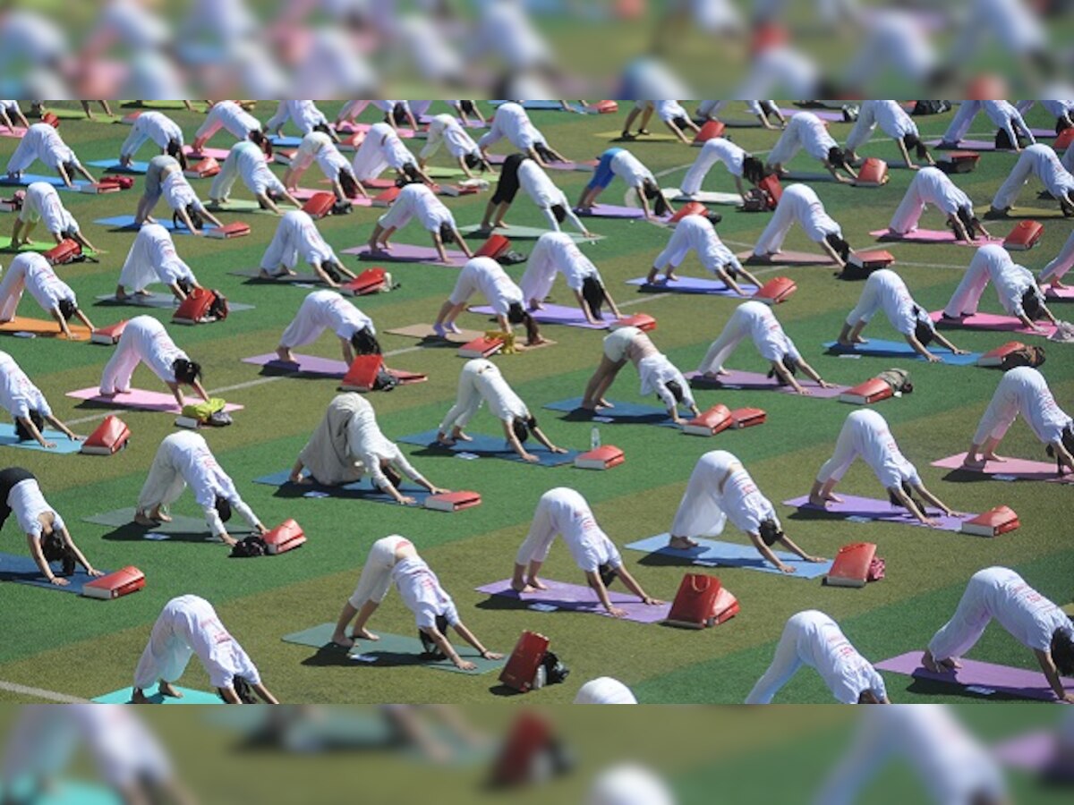 China: Enthusiasts pratice Indian spiritual discipline ahead of Yoga Day