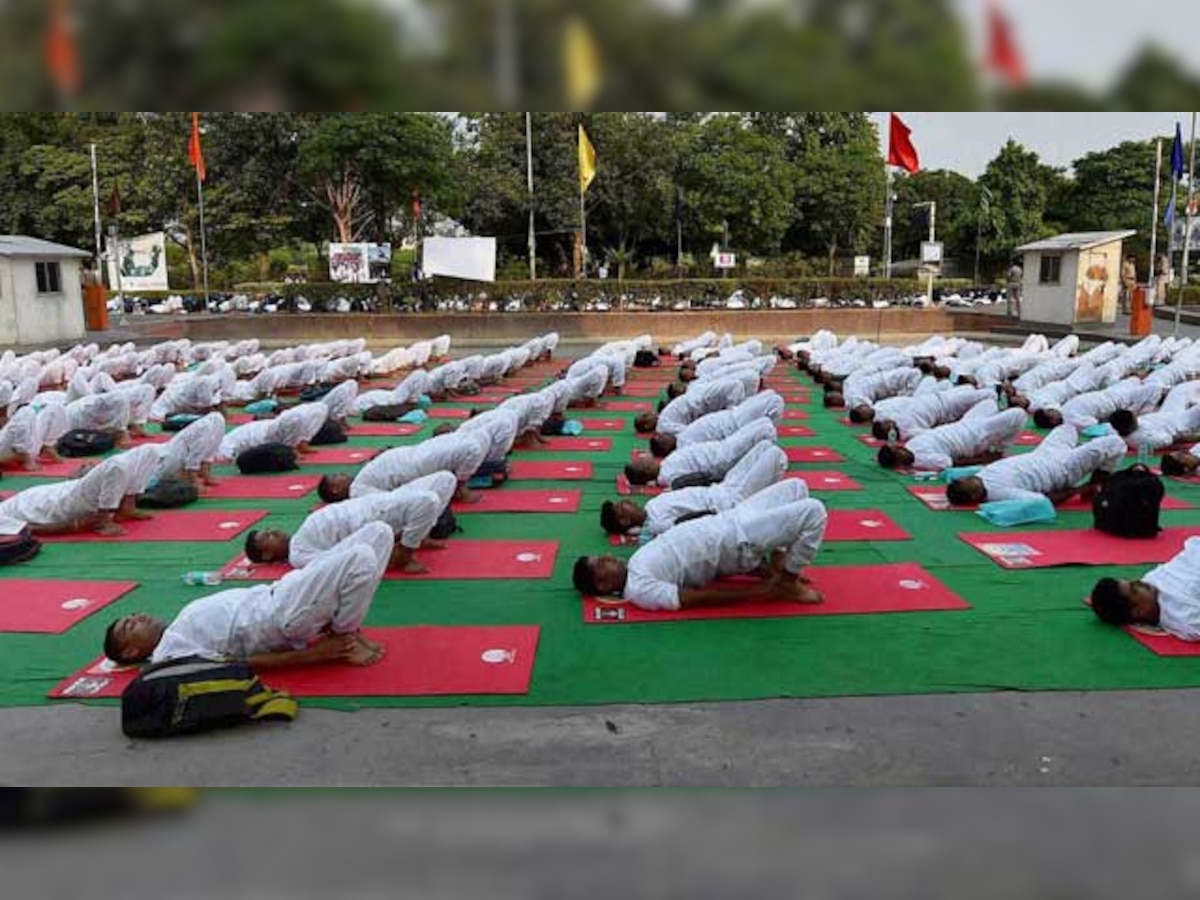 International Yoga Day: 70 diplomats from 35 countries participate in celebrations in New Delhi