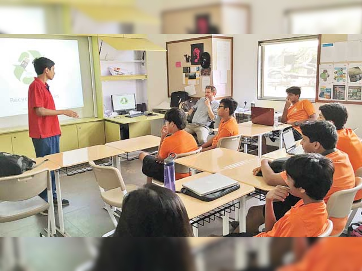 Podar student lead the way to reduce e-waste pollution