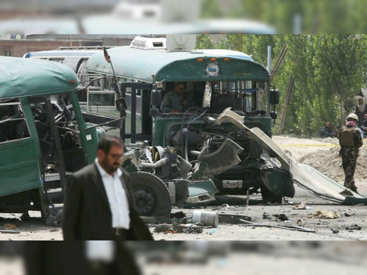 US condemns twin suicide bombings in Kabul