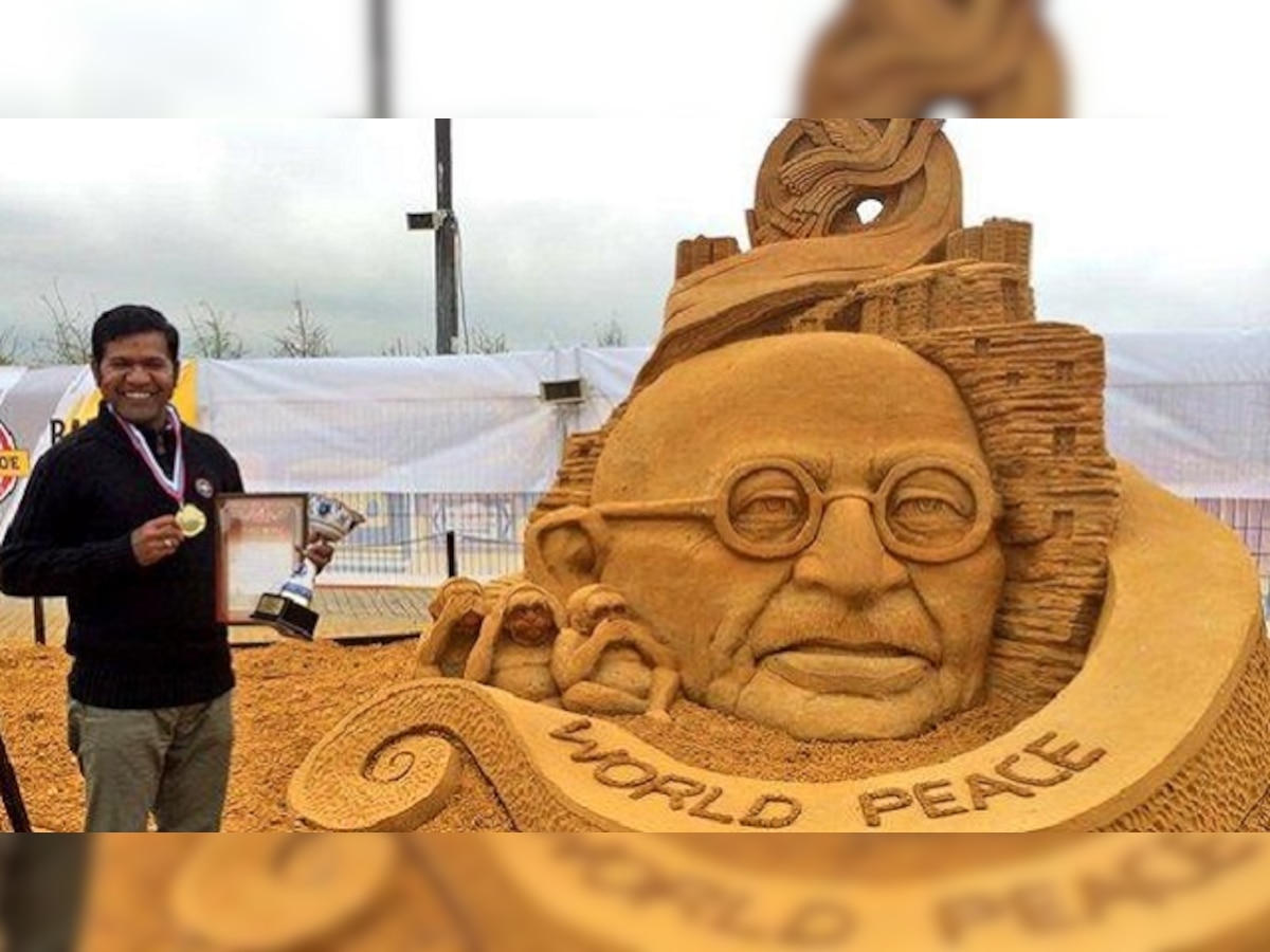 Sand artist Sudarsan Pattnaik attempts world record with 100 chariots for upcoming Rath Yatra