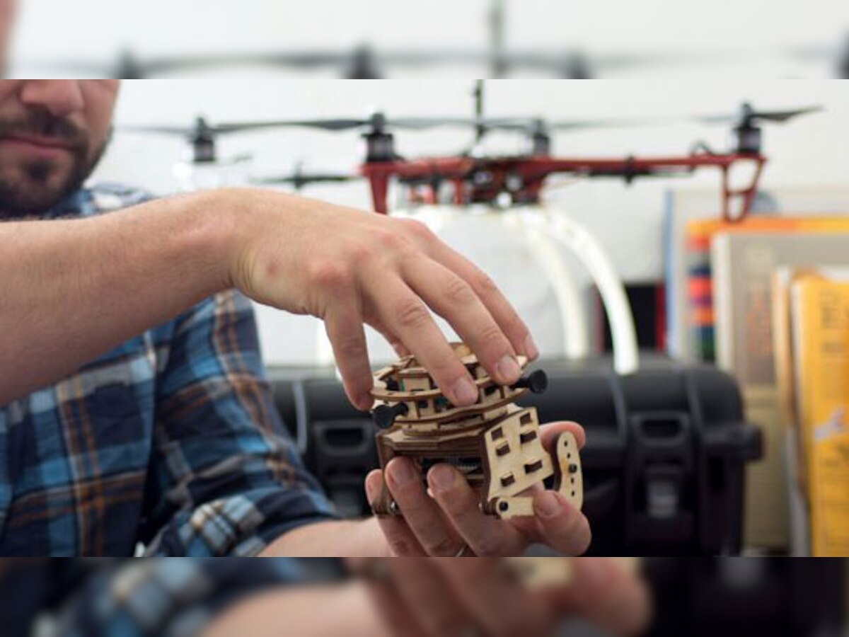 This device makes controlling a drone as easy as playing a videogame