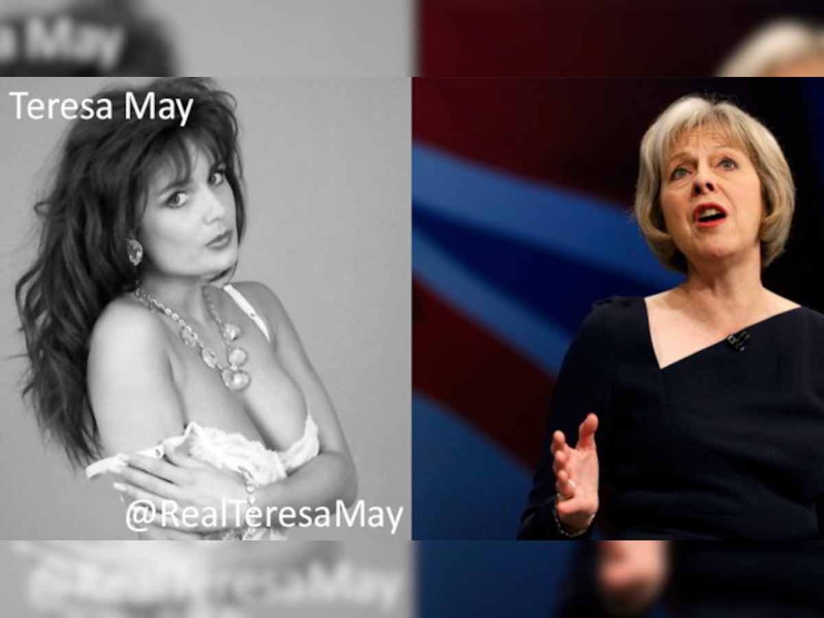 When new British PM Theresa May was confused for a porn star