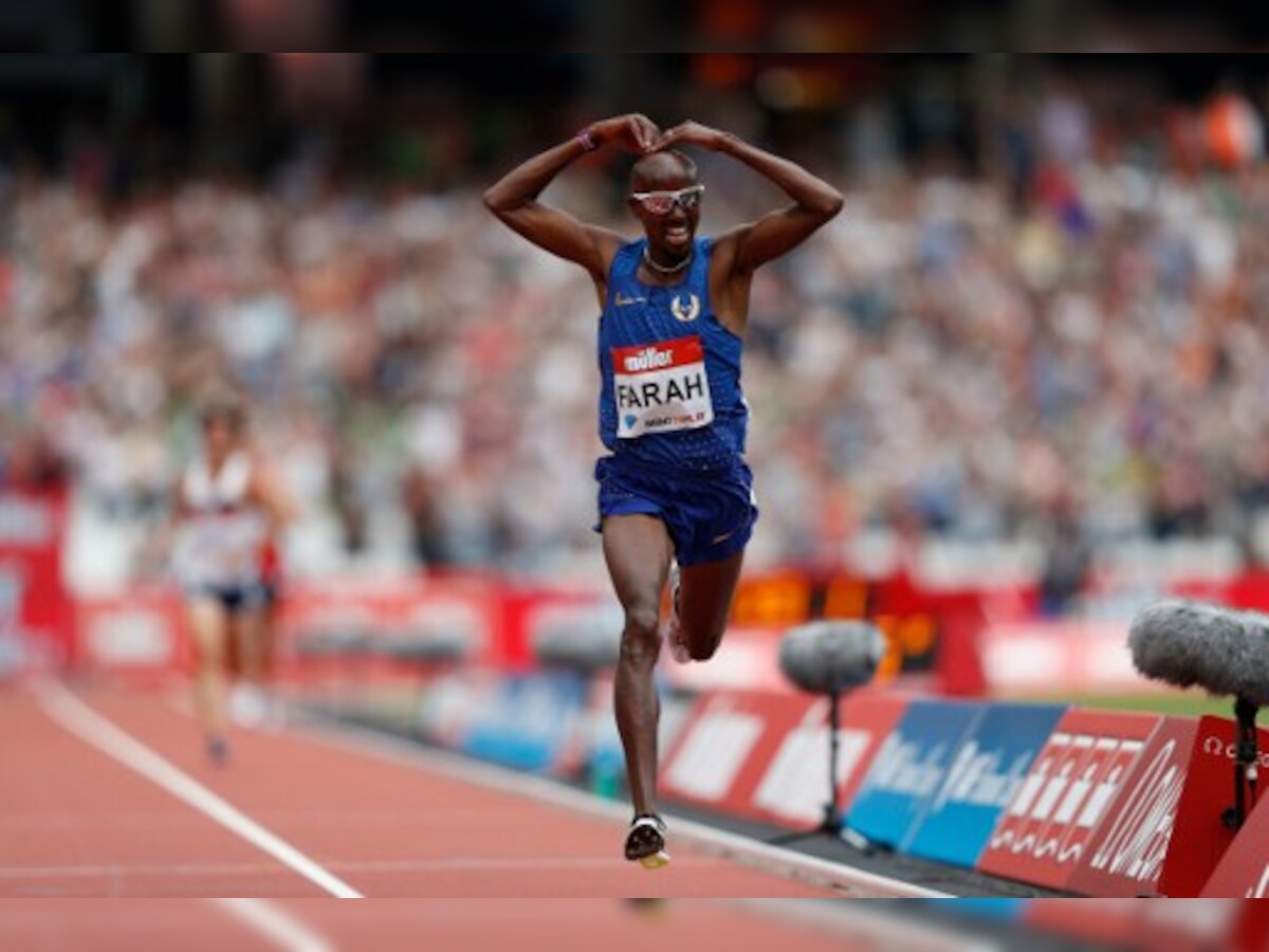 Anniversary Games: Mo Farah poses his way to sub-13-minute 5000m triumph to warm up for Rio