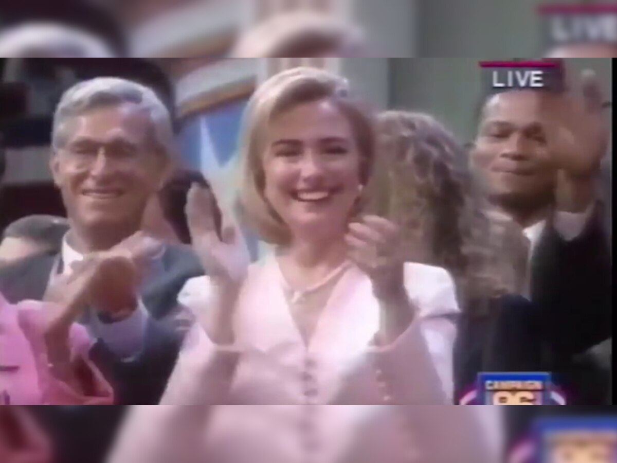 Watch: Hillary Clinton doing the Macarena at the 1996 DNC will make every '90s kid misty-eyed