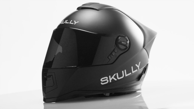 Augmented reality motorcycle helmet Skully AR will never see the