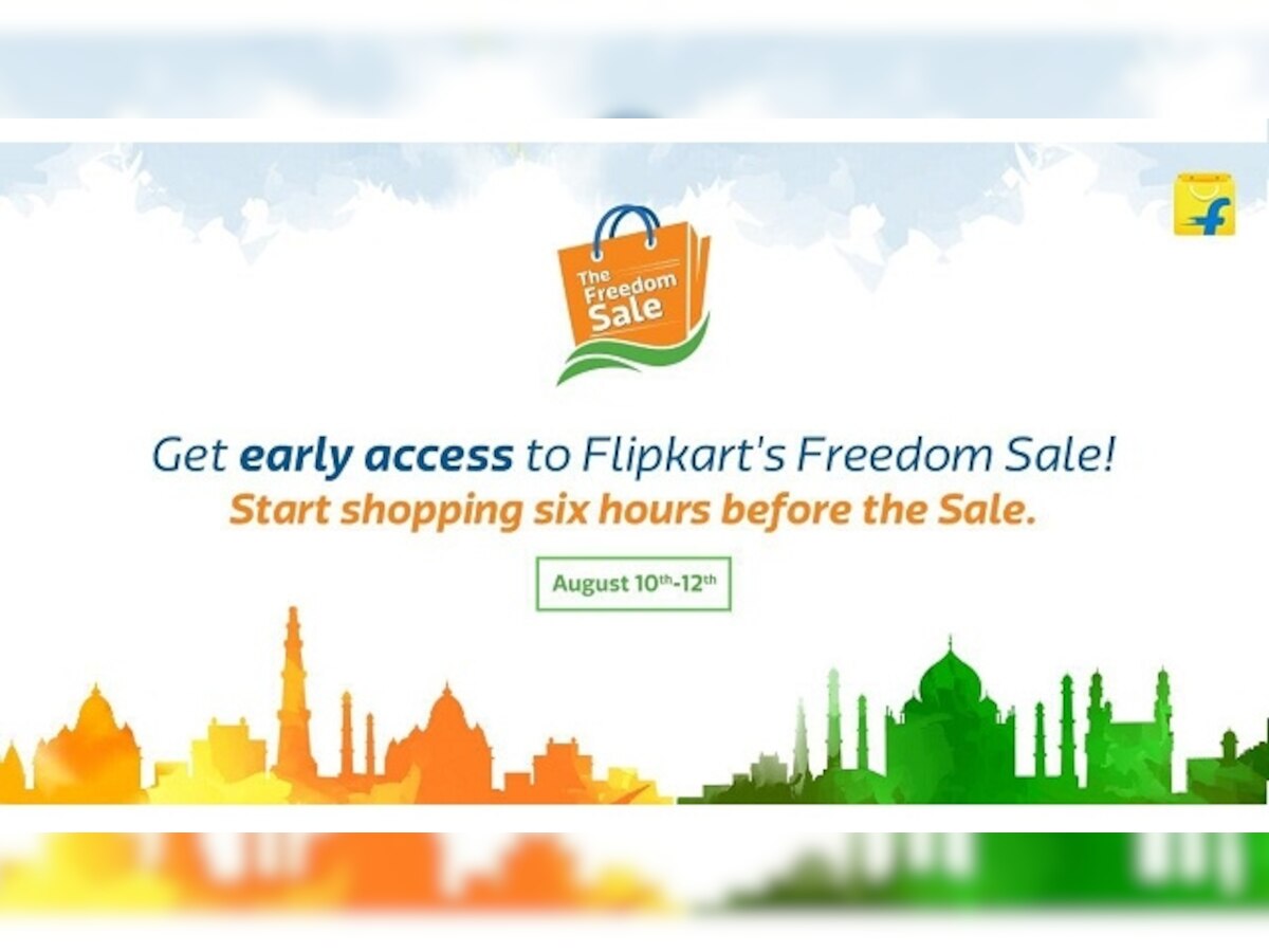 Flipkart Freedom Sale begins August 10