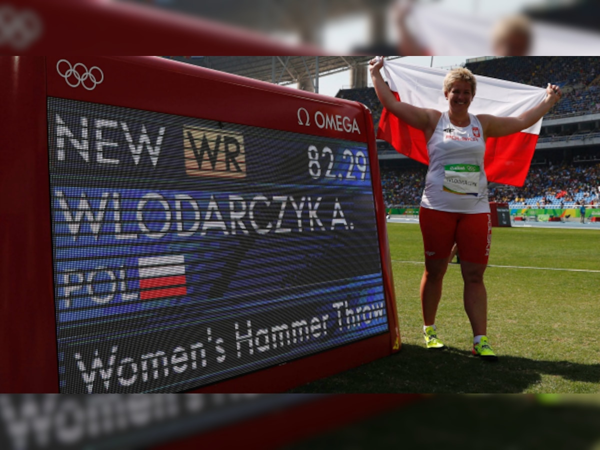 Rio 2016: Poland's Wlodarczyk shatters world record for hammer gold