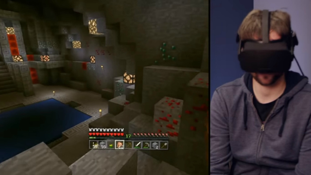 Minecraft is now playable in VR on the Oculus Rift