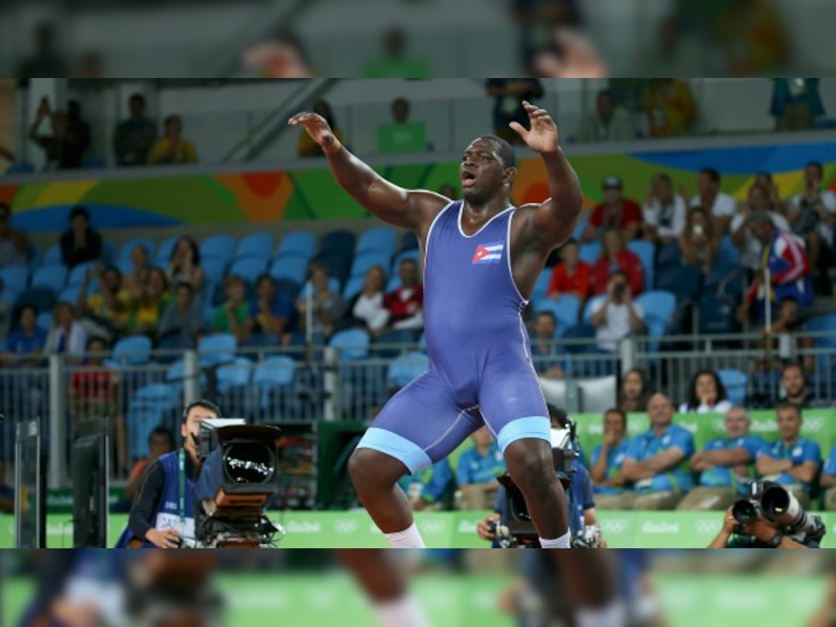 Rio 2016: Watch Cuban wrestler Mijain Lopez's crazy celebration after winning gold