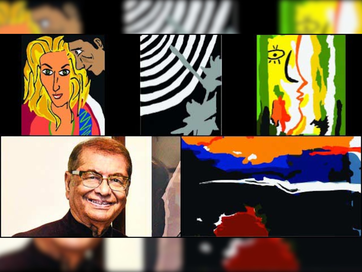 Dilip De gives a new twist to digital art by using mobile phone as canvas