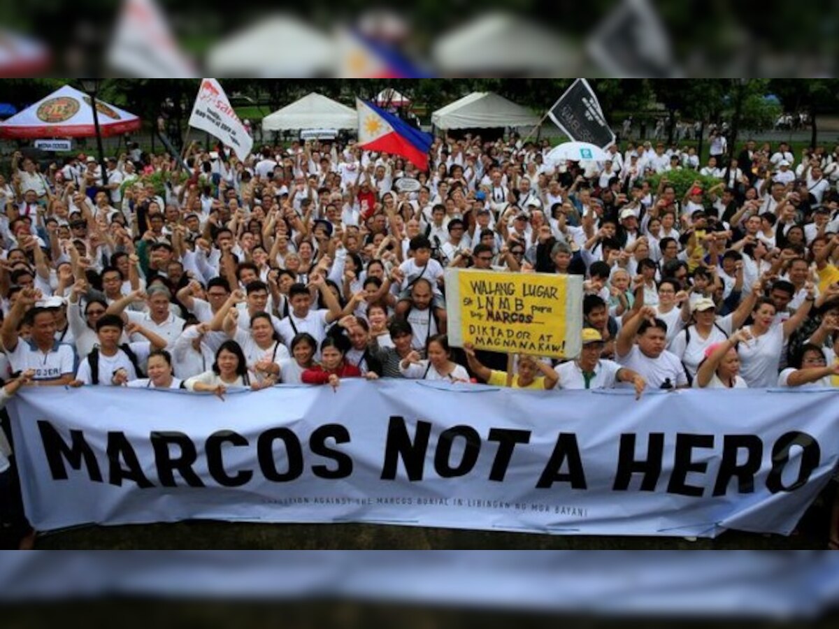 Philippine court temporarily stops burial of dictator Ferdinand Marcos in heroes' cemetery