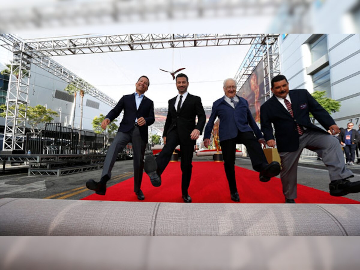 Jimmy Kimmel promises longest Emmys show as he rolls out longest red carpet ever!