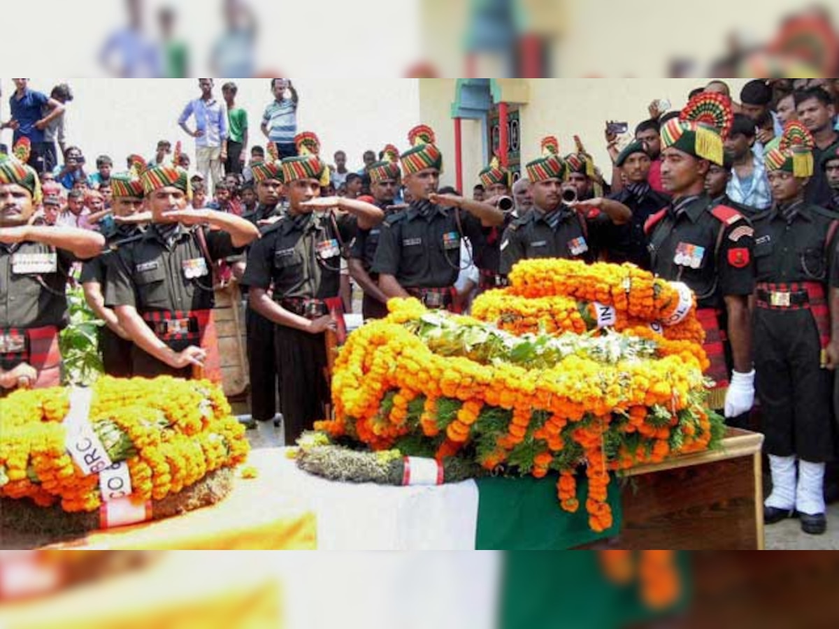 Uri attack: Tearful adieu to four valiant soldiers from Maharashtra