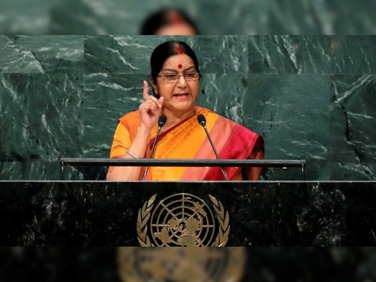 India to play leading role in combating climate change: Sushma Swaraj at UNGA 