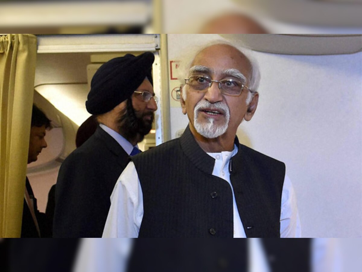 Can't be recipient of terror attacks always: Vice President Hamid Ansari