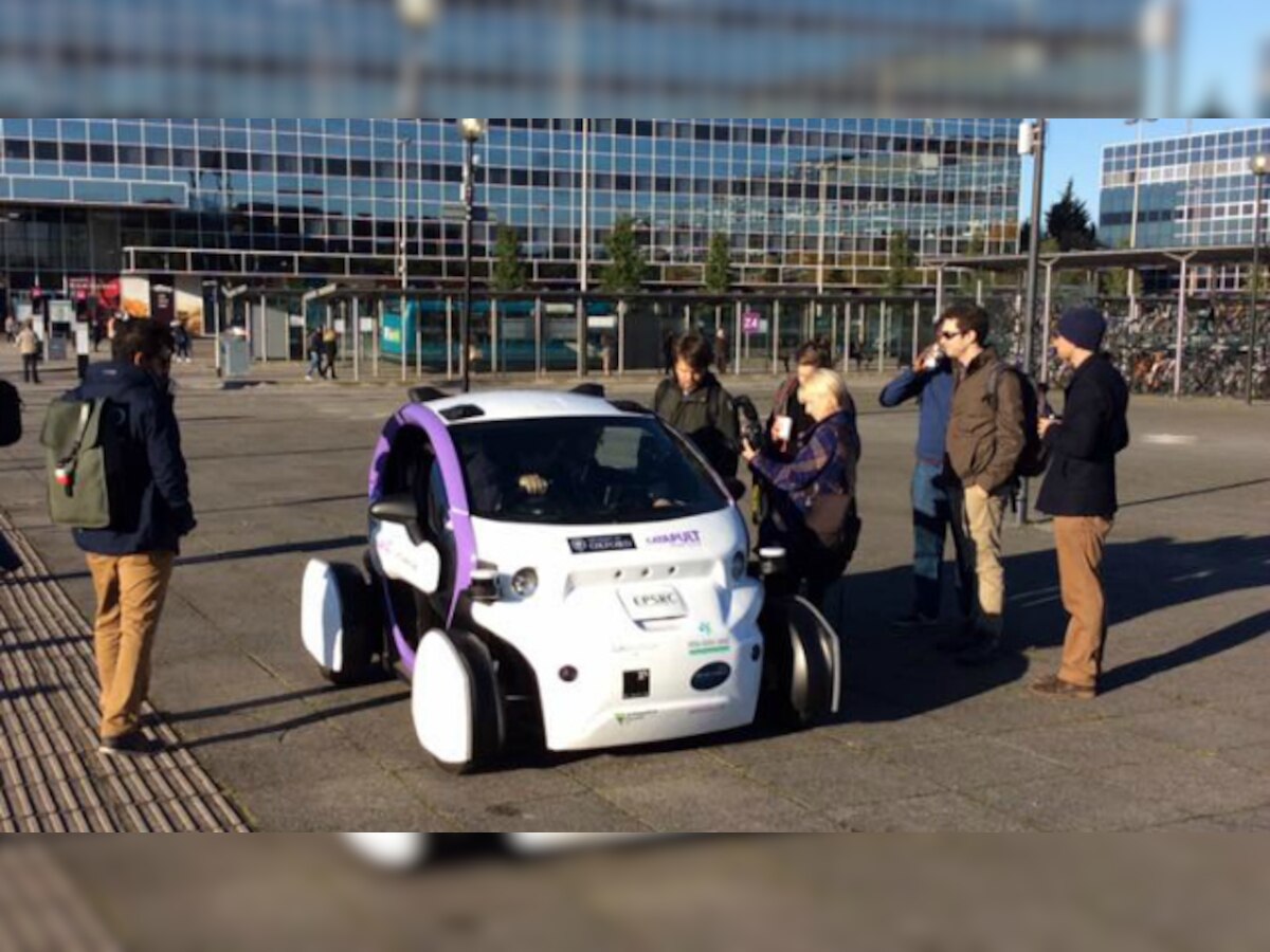 Driverless car tested on UK streets for the first time