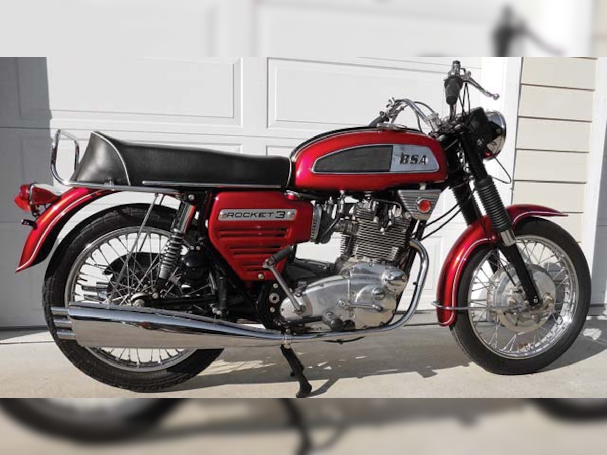 Mahindra rides BSA bikes on Nostalgia Road