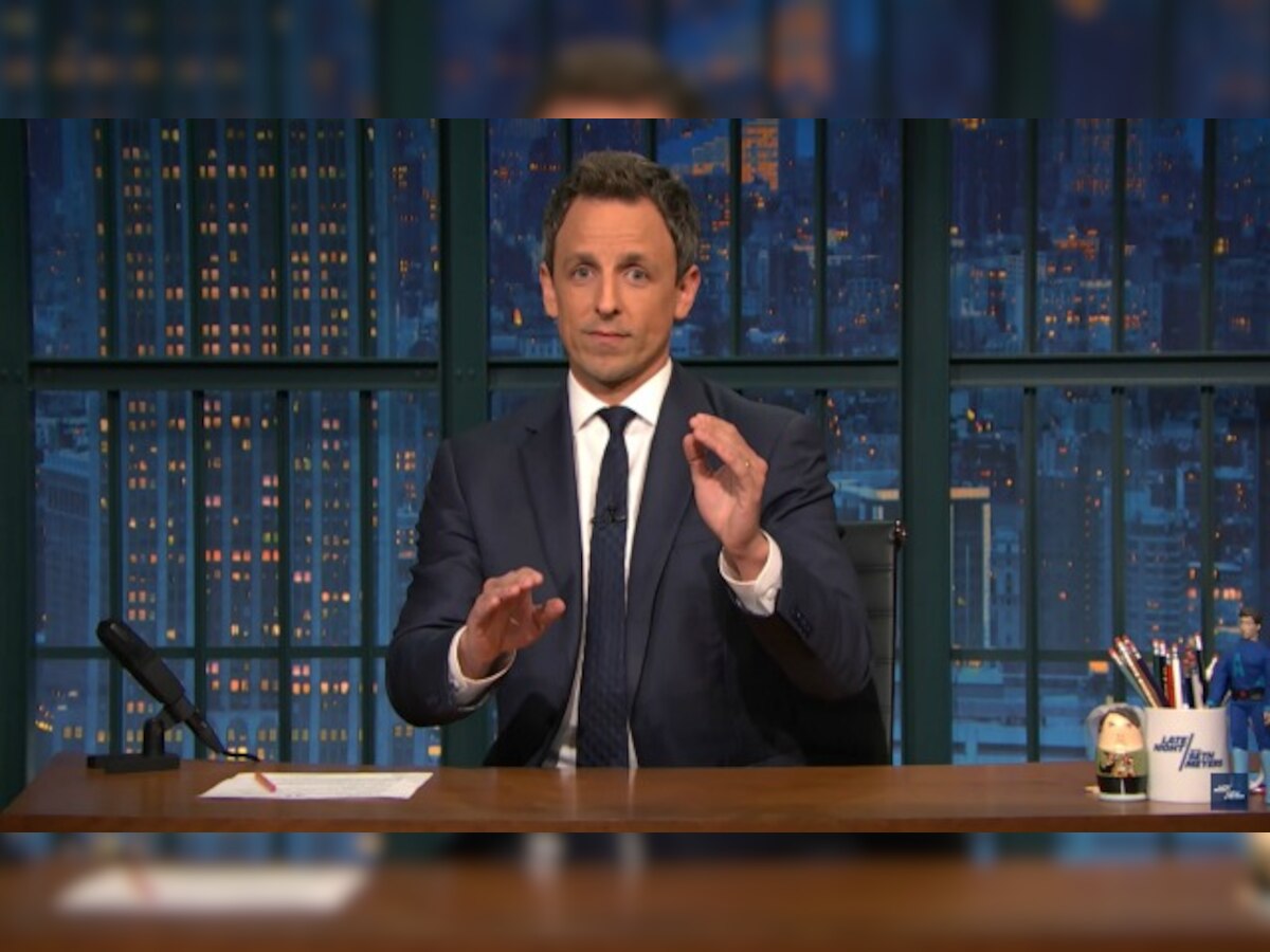 Watch: Seth Meyers has an inspiring message for the 'future first female US President' 