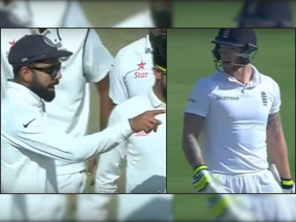 Watch: Tempers fly at Mohali as Kohli, Stokes get involved in heated altercation