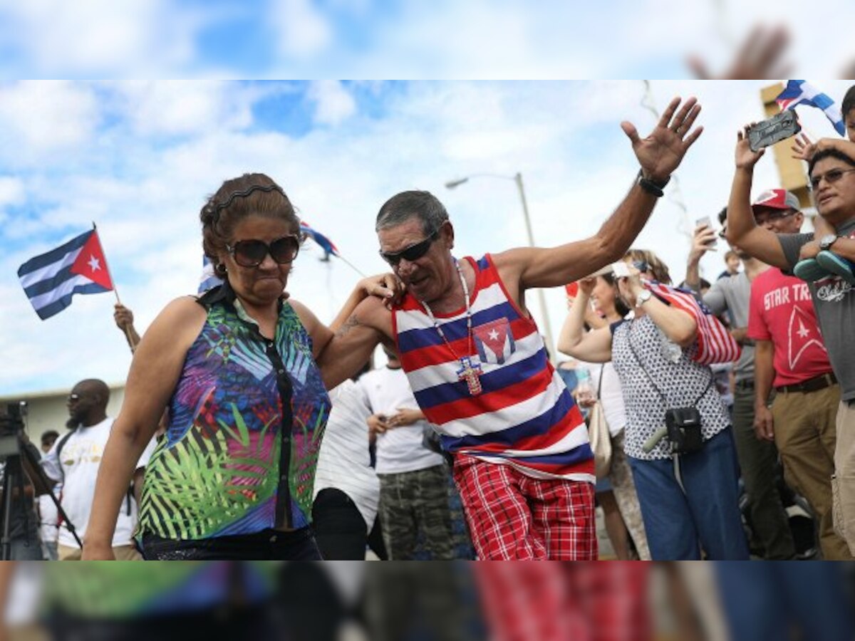 Miami's Cubans celebrate Fidel Castro's death, hopeful for fresh start