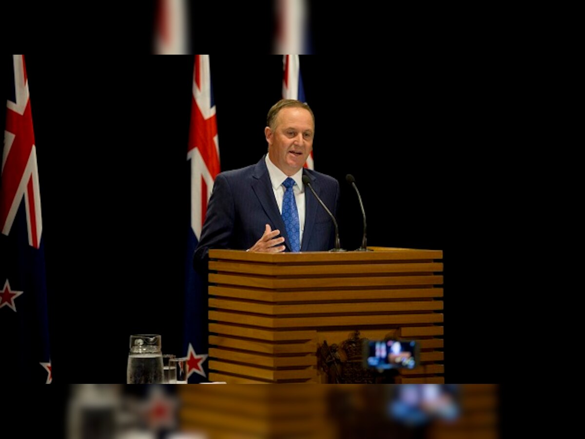 New Zealand Prime Minister John Key announces surprise resignation