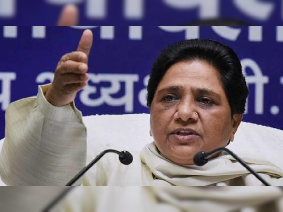 UP polls: BJP, RSS want to impose Hindutva, alleges Mayawati