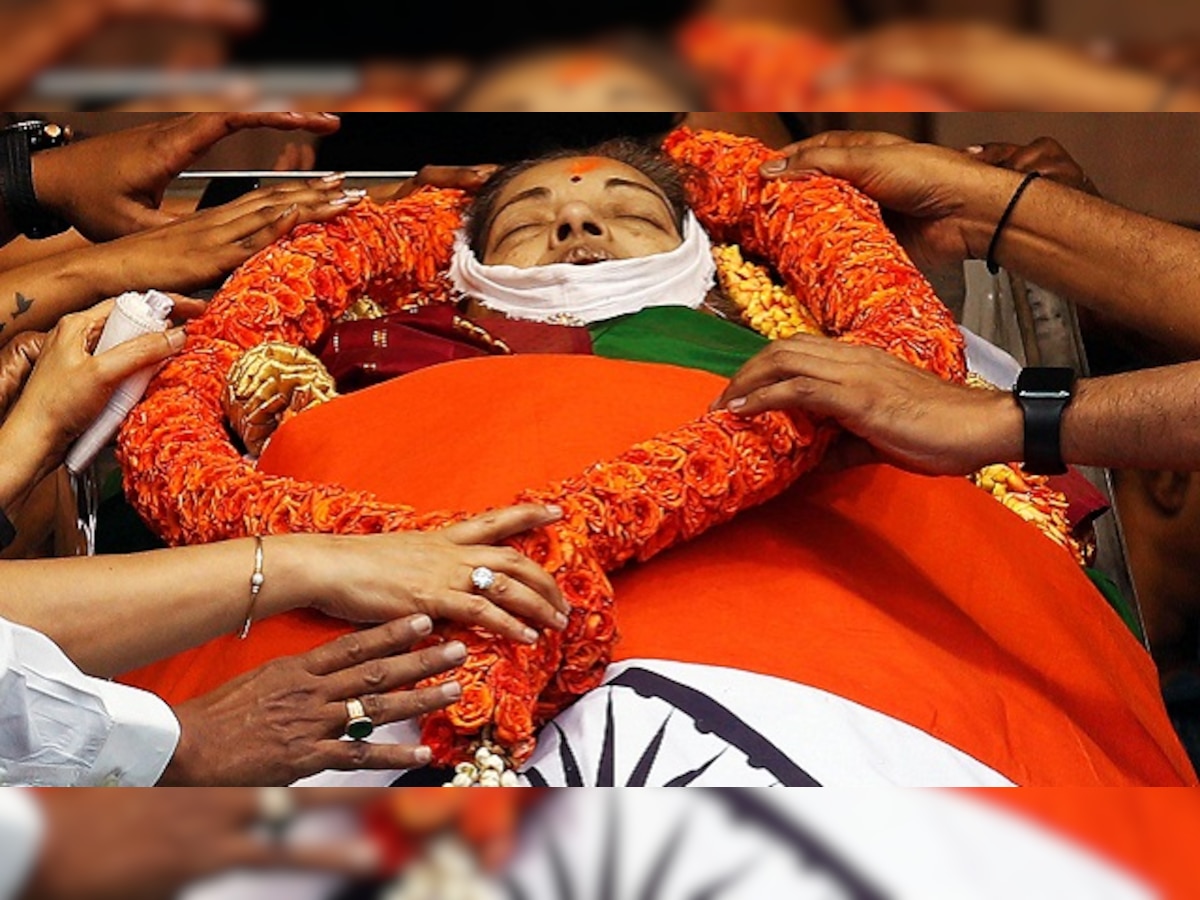 Amma no more: Jayalalithaa buried next to mentor MGR 