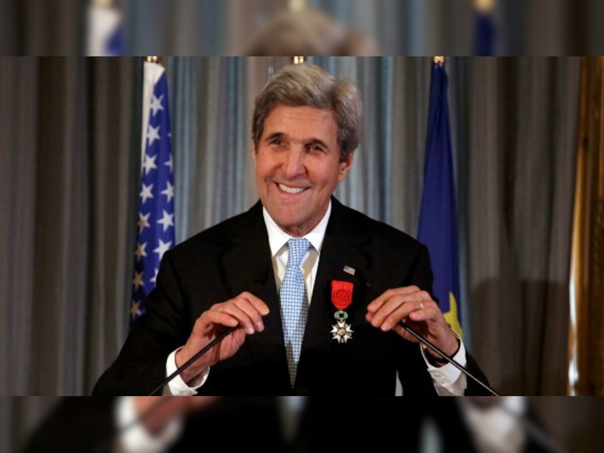 John Kerry awarded France's highest honour 'Legion d'Honneur'