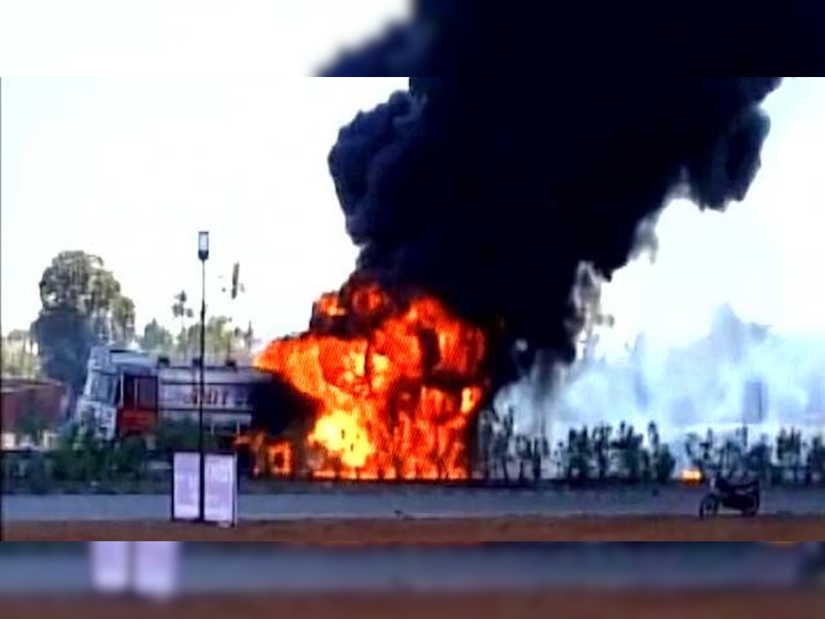 Mumbai-Ahmedabad Highway: Two killed after chemical tanker catches fire