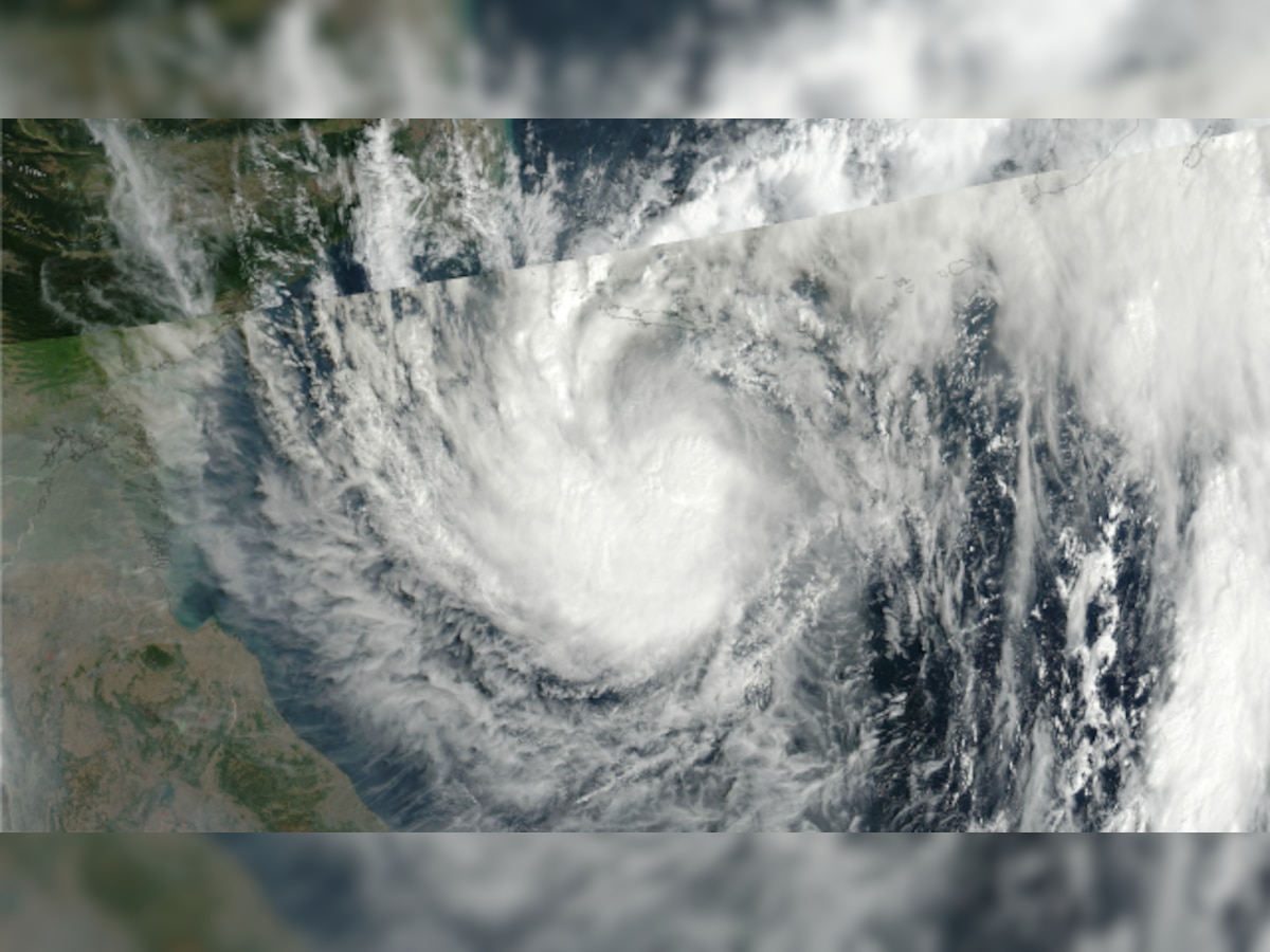 NASA spots Tropical Cyclone Vardah's in Indian waters